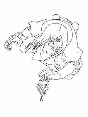 Раскраски Орочимару