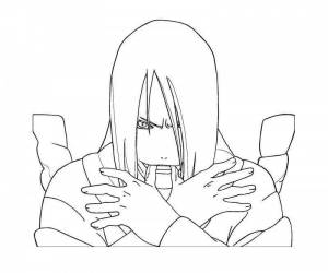 Раскраски Орочимару