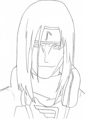 Орочимару раскраска