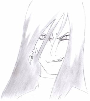 Орочимару раскраска