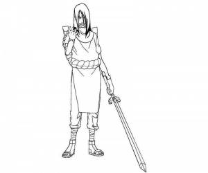 Раскраски Орочимару