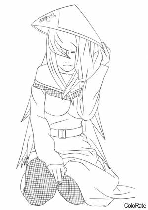 Раскраска Мизукаге