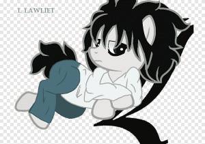 Light Yagami Pony Misa Amane Тетрадь смерти, закон, млекопитающее, черные волосы png