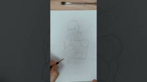 One Punch-Man onepunchman ванпанчмен art рисунок суретсалу сайтама saitama top shorts хит