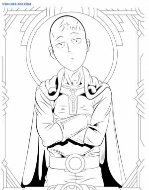 Раскраски Ванпанчмен