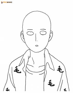 Раскраски Сайтама