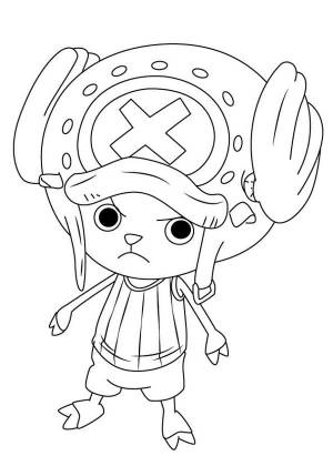 Раскраска Тони Тони Чоппер