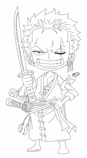 Раскраски аниме Ван Пис