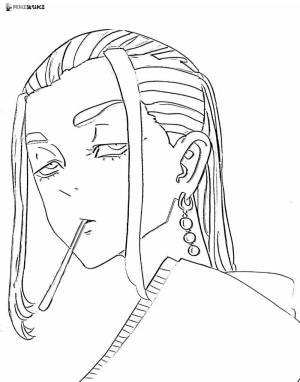 Раскраски Аниме токийские мстители