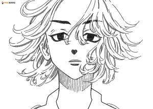 Раскраска майки токийские мстители