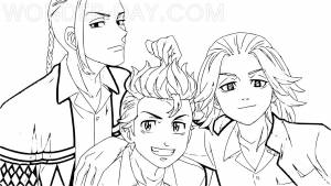 Раскраски Манджиро Сано