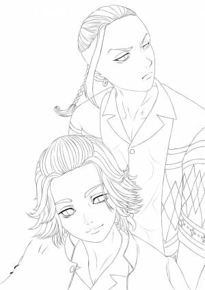 Токийские мстители раскраски