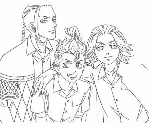 Раскраски Токийские мстители