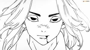 Раскраска майки токийские мстители