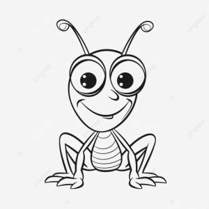 рисунок милый раскраски мультфильм муравей наброски эскиз вектор PNG , рисунок автомобиля, мультфильм рисунок, рисунок крыла PNG картинки и пнг рисунок для й загрузки