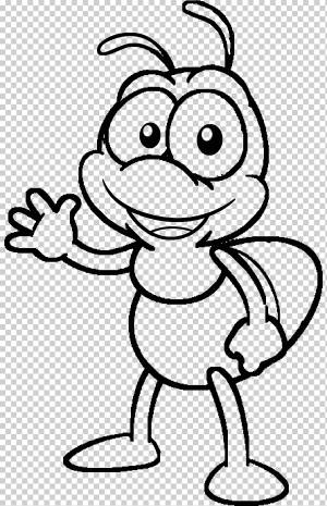 Рисунок Мультяшный Муравей, Мультяшный Муравей, разное, комиксы, белый png
