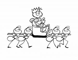 Раскраска Муравей