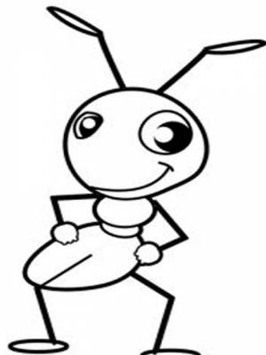 Картинка Муравей раскраска