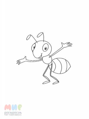 Раскраска Муравей сто друзей