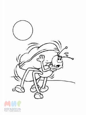 Раскраска Муравей сто друзей