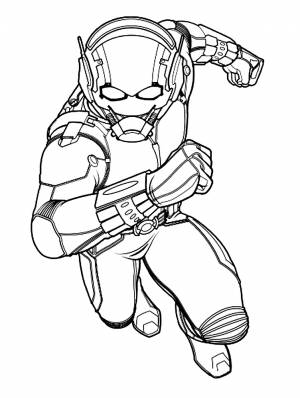 Раскраска Человек-муравей 2