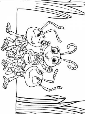 Раскраска Муравей картинка в формате  для мальчиков