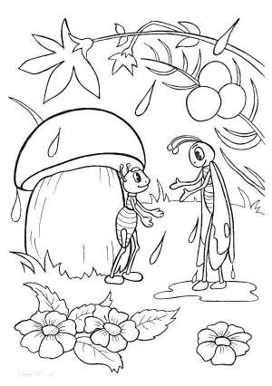 Раскраски Муравей, poisk