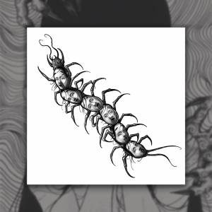 TATTS Переводные татуировки, Сколопендра 5*15см