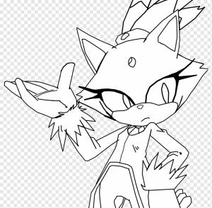 Кот Blaze Sonic Поколения Сфинкс Кот рисунок Русский Синий, Blaze, угол, белый, млекопитающее png