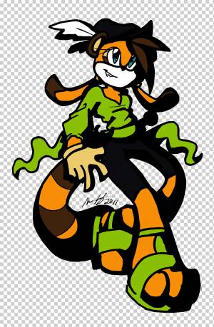 Tails Sonic Rush Adventure Art Рисование персонажа, енота, Разное, животные, Соник Ежик png