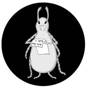 Иллюстрация Клещ в стиле 2d, детский, комикс