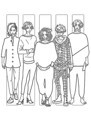 Раскраски Токийские мстители