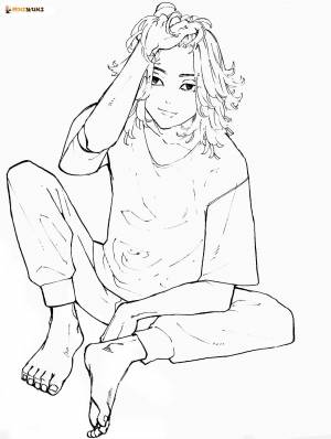 Раскраска майки токийские мстители