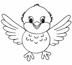 Малыш воробей