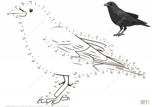 DataLife Engine > Версия для печати > Раскраски по точкам птица