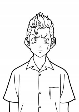 Майки токийские мстители рисунок карандашом