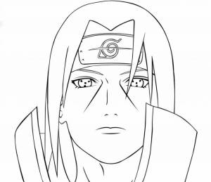 Раскраски Итачи наруто