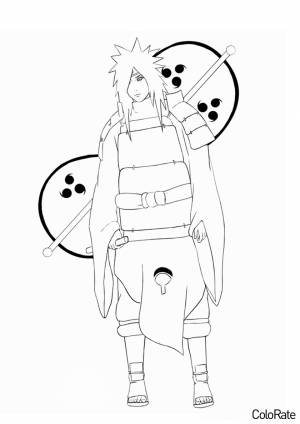 Раскраска Мадара