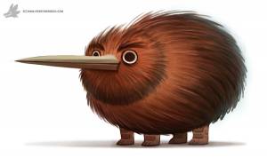 Фото Птица киви с ножками, by Cryptid-Creations