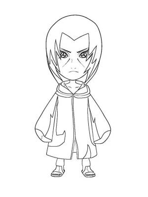 Раскраски Итачи Учиха