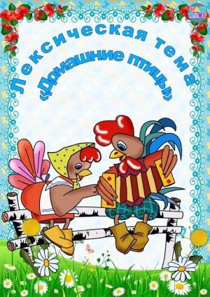 ЛЕКСИЧЕСКАЯ ТЕМА ДОМАШНИЕ ПТИЦЫ