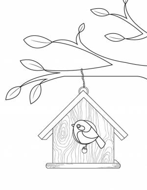Кормушка рисунок