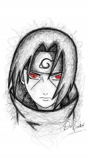 Итачи для срисовки легкие рисунки карандашом и в цвете