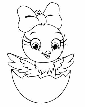 Девочка цыплёнок