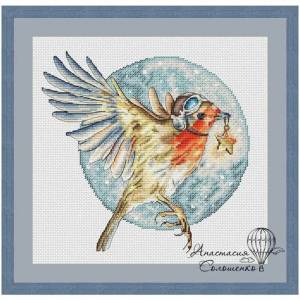 Набор для вышивки с рисунком Колибри, Набор для вышивки, электронный рисунок, вышивка  по электронной почте