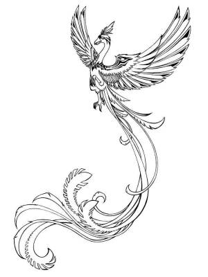 Раскраски Жар-птица