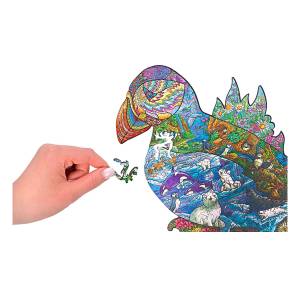 KiddieArt Пазл фигурный деревянныйМорской тупик 170 элемент