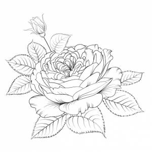 Камелия японица цветок рисунок иллюстрации