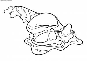 Раскраска Покемон Мак