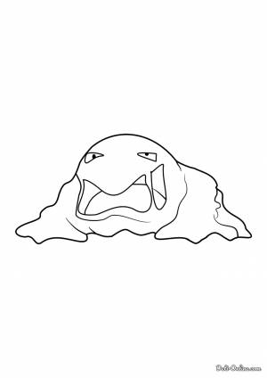 Раскраска Покемон Мак 0089